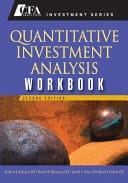 Quantitative Investment Analysis Workbook