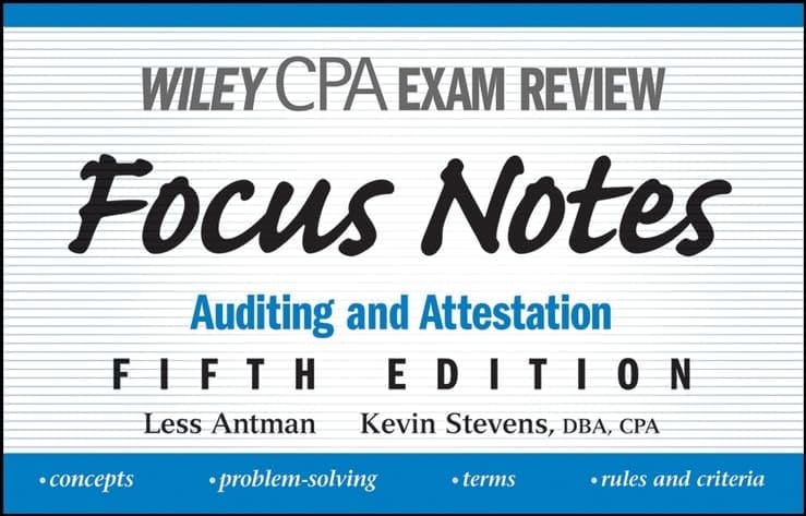 Wiley CPA Examination Review Focus Notes Auditing and Attestation
