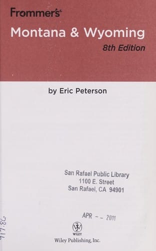 Frommer's Montana & Wyoming