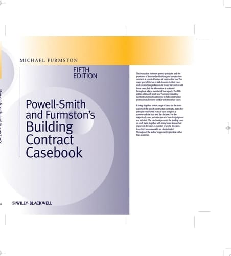 Powell ]Smith and Furmston's Building Contract Casebook