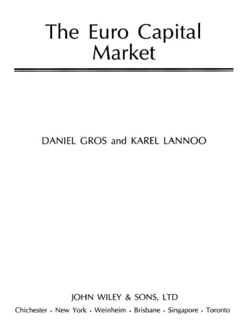The Euro Capital Market