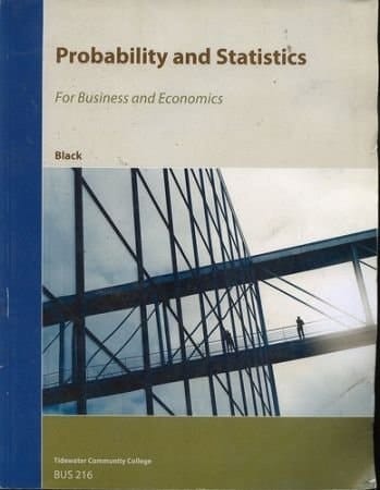 Probability and Statistics for Business and Economics