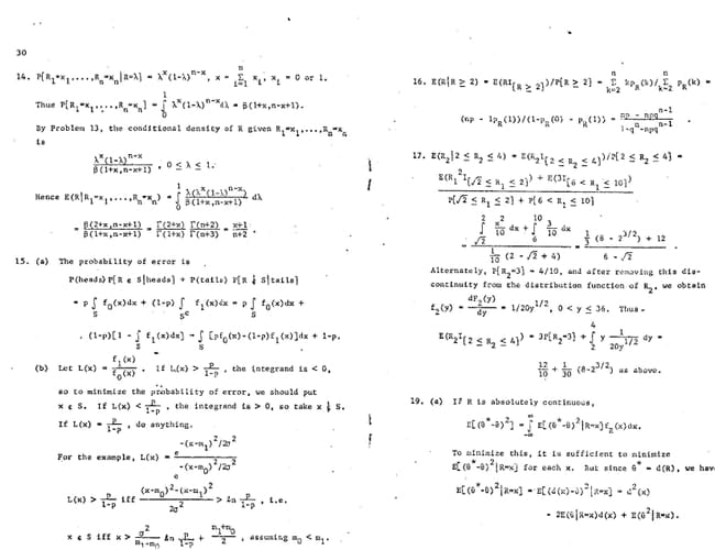 Solutions Basic Probability Theory