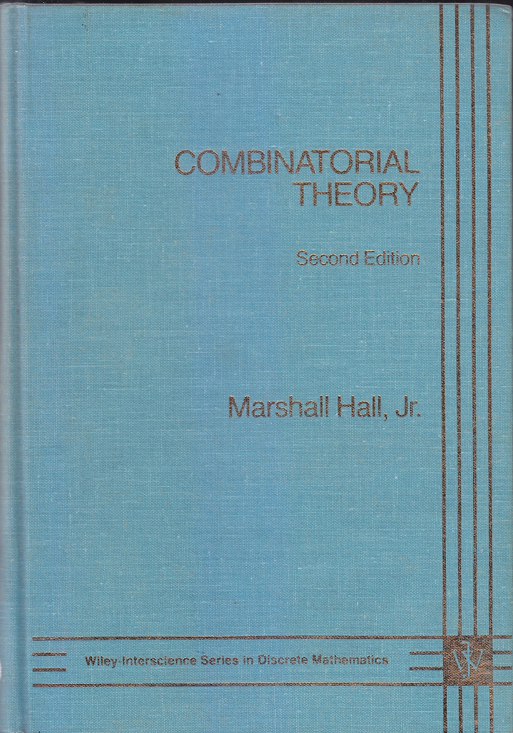 Combinatorial Theory (Wiley Classics Library)