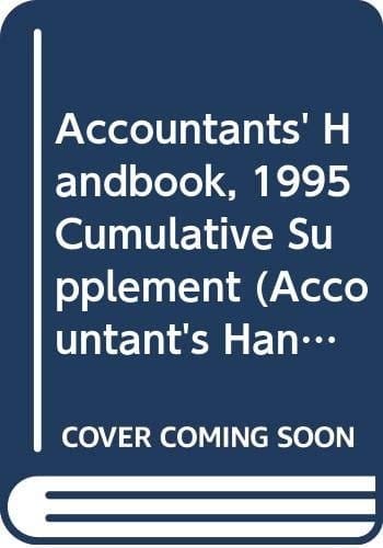 Accountants' Handbook, 1995 Cumulative Supplement