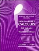 Salas and Hille's Calculus, Student Solutions Manual One Variable, Early Transcendentals