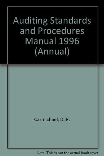 Auditing Standards and Procedures Manual 1996