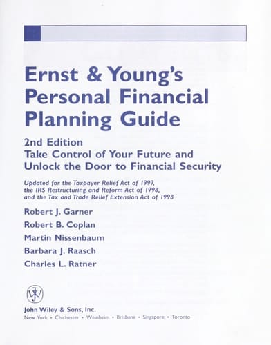 Ernst and Young's Personal Financial Planning Guide