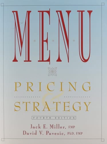 Culinary Artistry & Menu: Pricing and Strategy, 4e Set