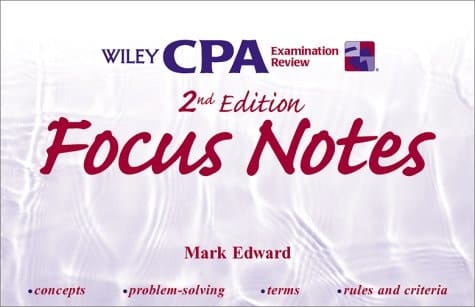 Wiley CPA Examination Review Focus Notes, Four Volume Set