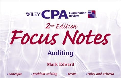 Wiley CPA Examination Review Focus Notes, Auditing