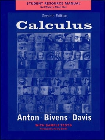Student Resource Manual to accompany Calculus, 7e with Sample Tests