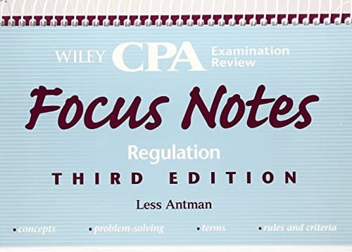 Wiley CPA Examination Review Focus Notes, Regulation