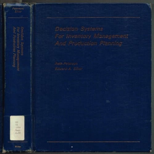 Decision Systems for Inventory Management and Production Planning (Wiley/Hamilton Series in Marketing)