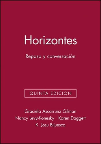 Lab Audio CDs to accompany Horizontes: Repaso y conversacion 5e, All-in-Spanish Version (Spanish Edition)