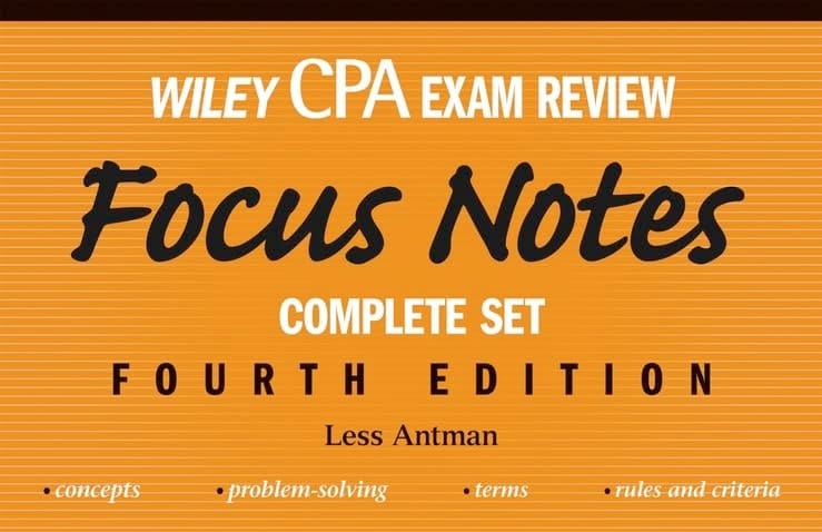 Wiley CPA Examination Review Focus Notes Set