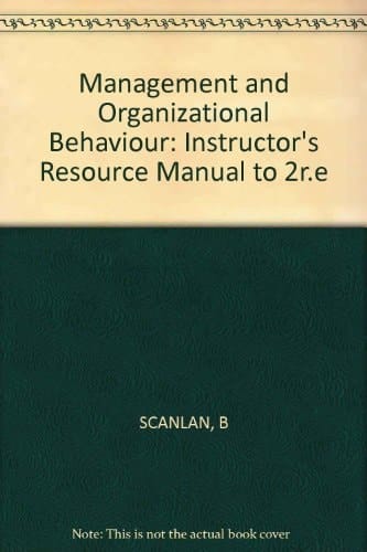 Management and Organizational Behavior