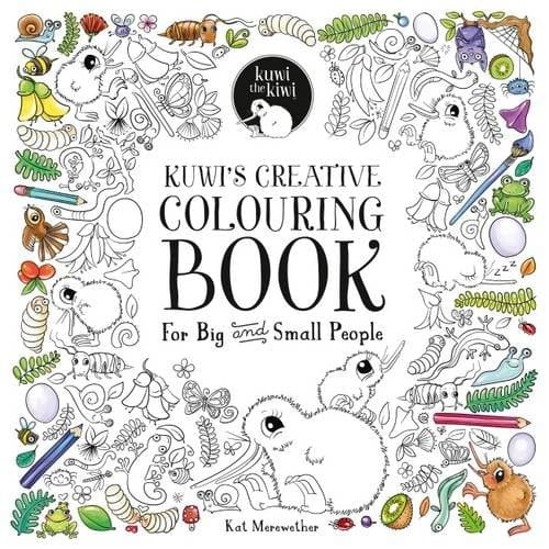 Kuwi's Creative Colouring Book for Big and Small People