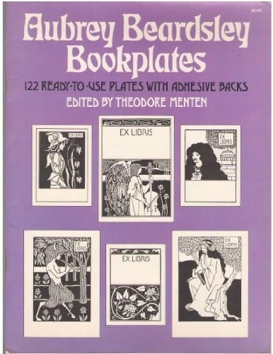 Art Nouveau Bookplates: 122 Ready to Use Plates With Adhesive Backs