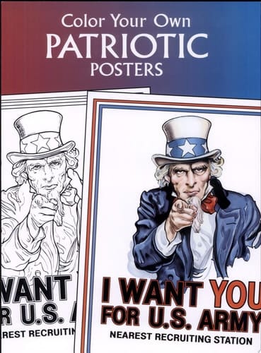 Color Your Own Patriotic Posters