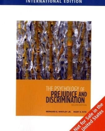 The Psychology of Prejudice and Discrimination