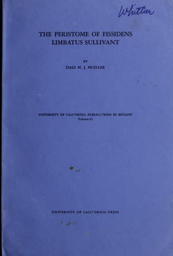 University of California Publications in Botany
