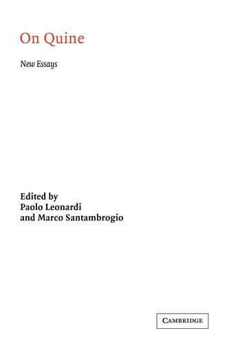 On Quine New Essays