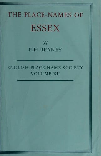 English Place-Name Society (County Volumes of the Survey of English Place-names)