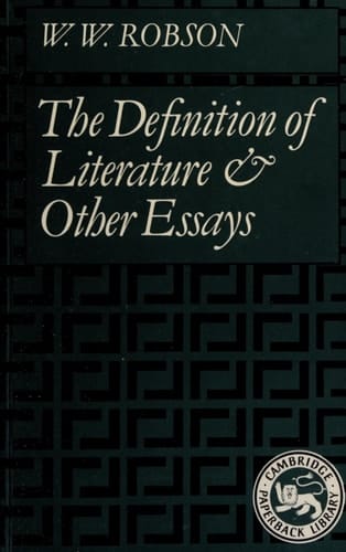 The Definition of Literature and Other Essays