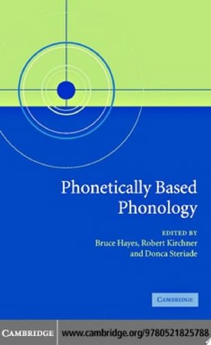 Phonetically Based Phonology
