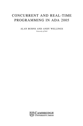 Concurrent and Real-Time Programming in Ada