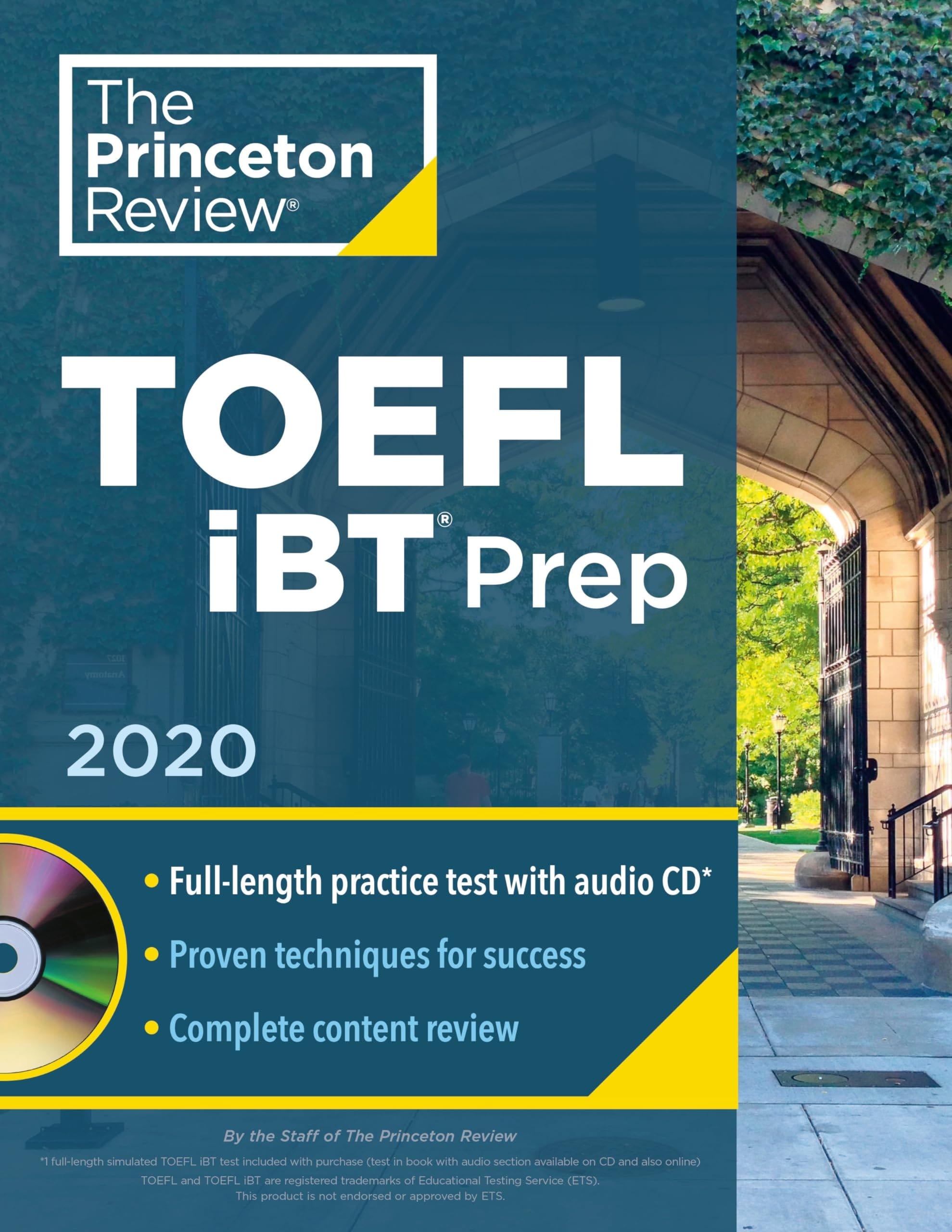 Princeton Review TOEFL IBT Prep with Audio CD 2020 Practice Test + Audio CD + Strategies and Review