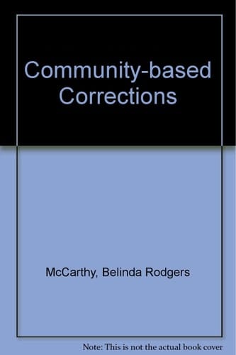 Community-based Corrections