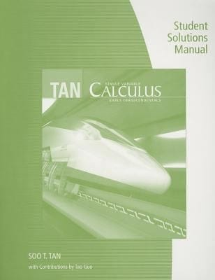 Student Solutions Manual Chapters 09 for Tans Single Variable Calculus