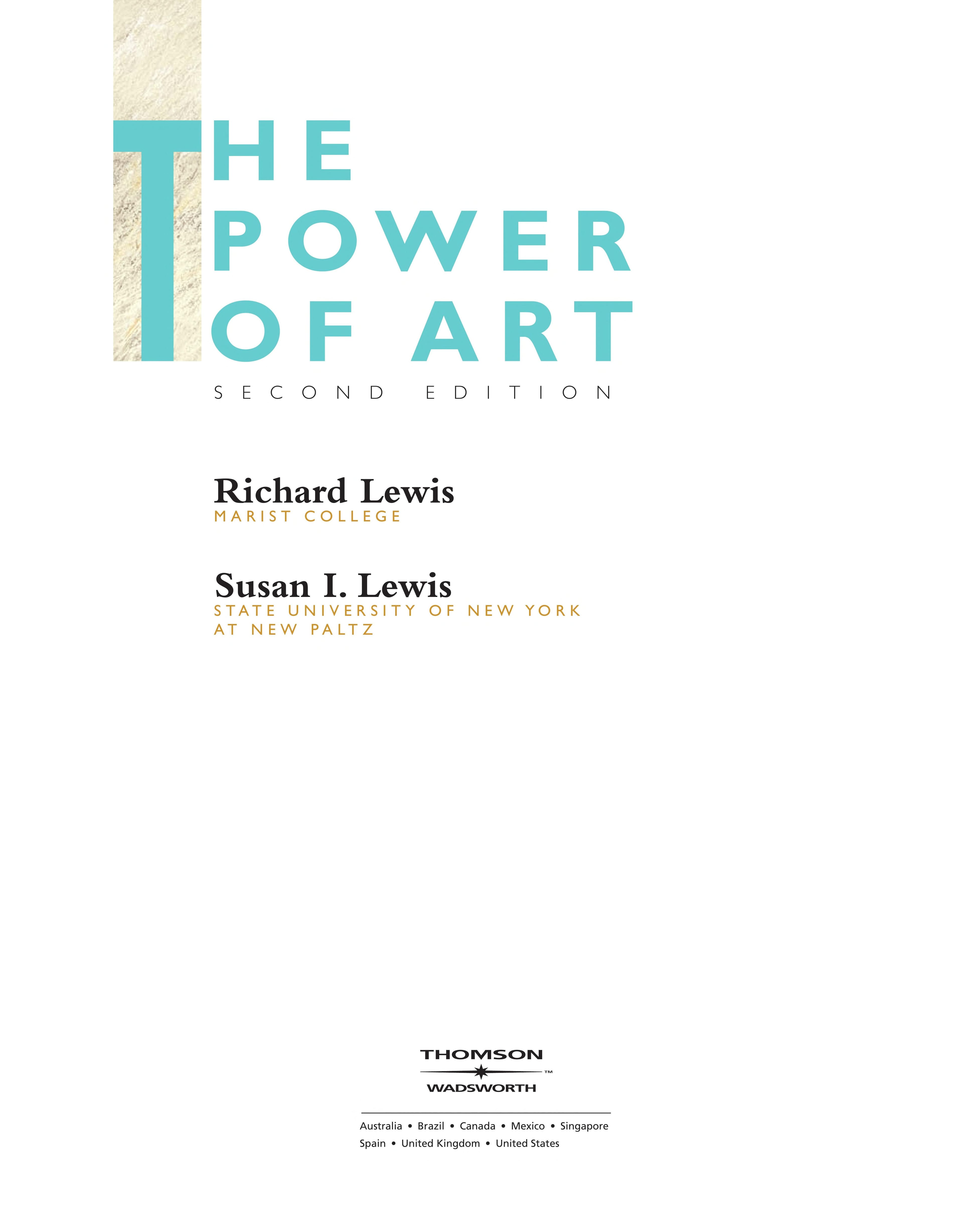 Cengage Advantage Books: The Power of Art