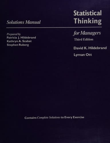 Statstcl Thinkng Mangr Sol Man