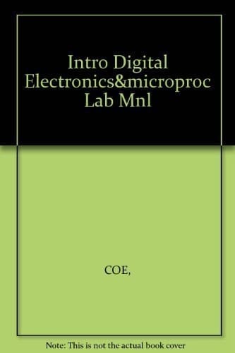 Intro Digital Electronics&microproc Lab Mnl