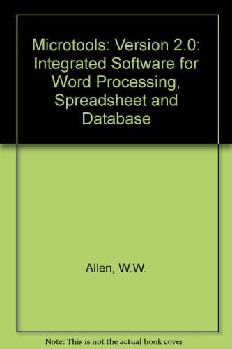 Microtools Integrated Software for Word Processing, Spreadsheet, and Database