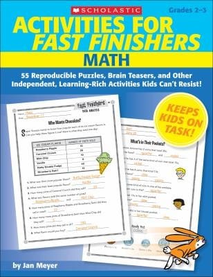 Math Grade 23
            
                Activities for Fast Finishers