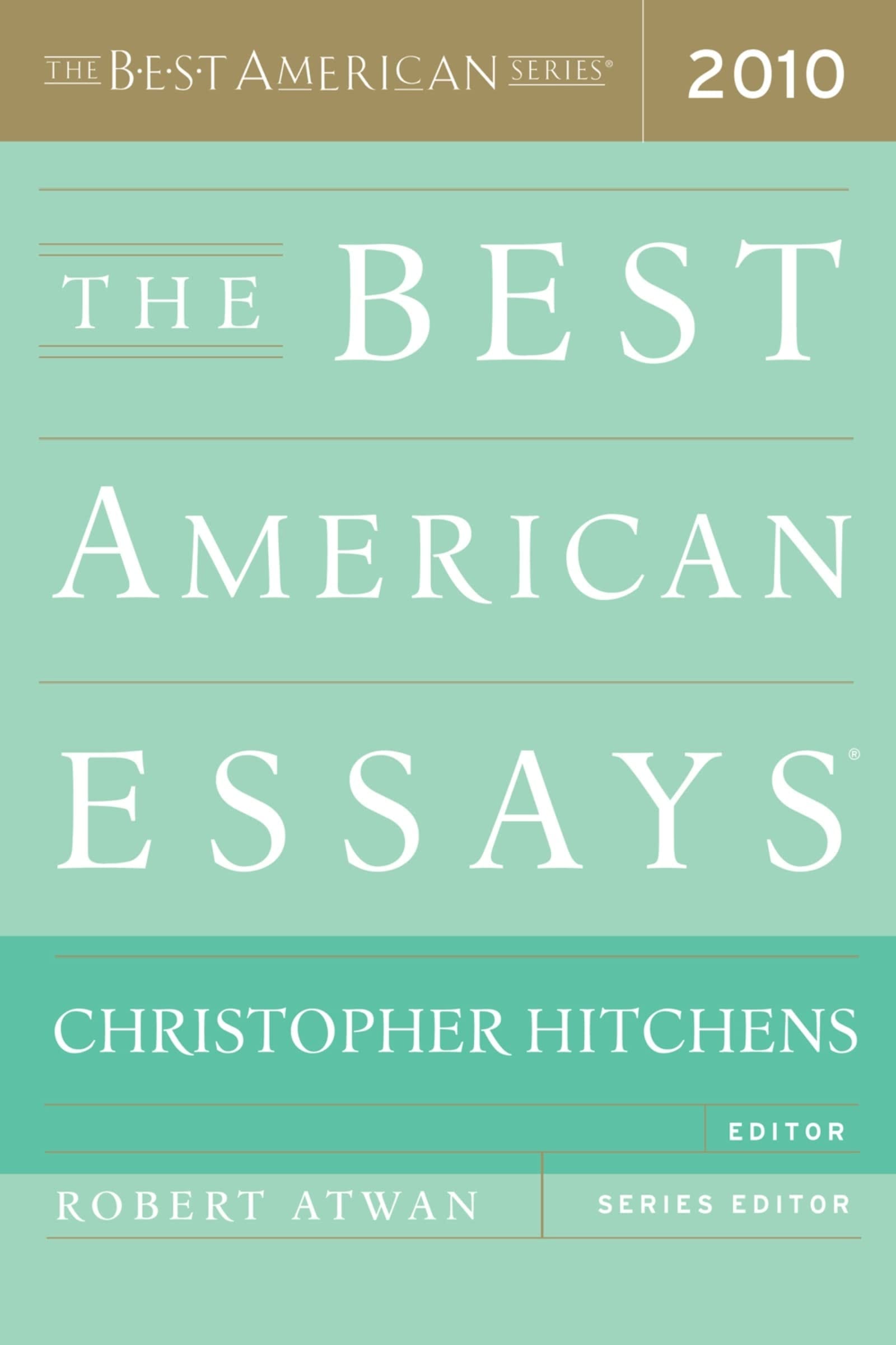 The Best American Essays 2010