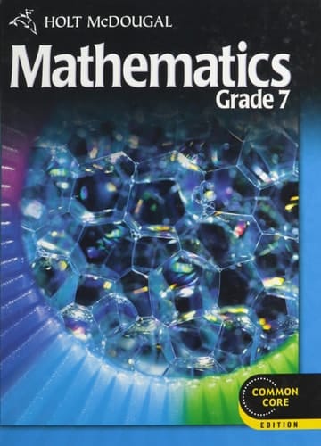 Holt McDougal Mathematics Grade 7