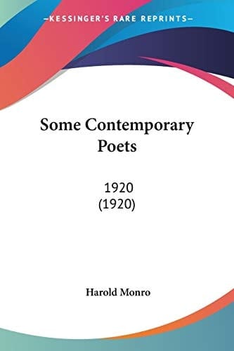 Some Contemporary Poets: 1920 (1920)