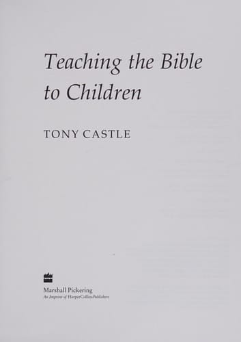 Teaching the Bible to Children