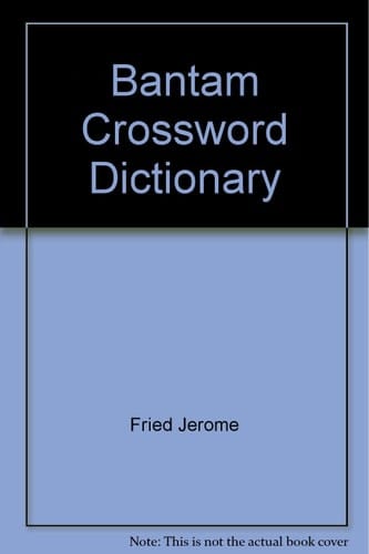 Bantam Crossword Dictionary
