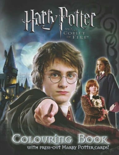 Harry Potter and the Goblet of Fire Colouring Book with Cards