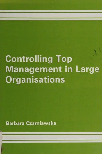 Controlling Top Management in Large Organizations: Poland and U.S.A.