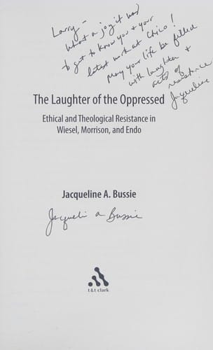 laughter of the oppressed: ethical and teological resistance in Wiesel, Morrison, and Endo