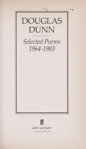 Selected Poems: 1964-1983