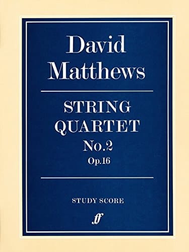 String Quartet No. 2: Study Score (Faber Edition)