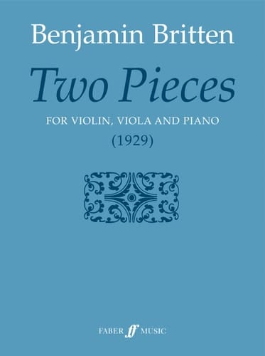 Two Pieces: For Violin, Viola, and Piano, Score & Parts (Faber Edition)